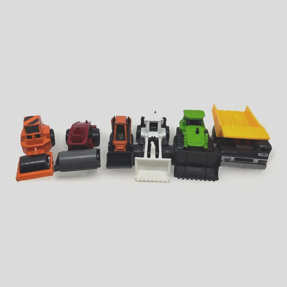 6 Pk Vtg Maisto Tonka Matchbox Die Cast Commercial Construction Vehicles Utility
